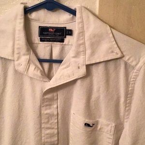 Men’s white vineyard vines oxford shirt